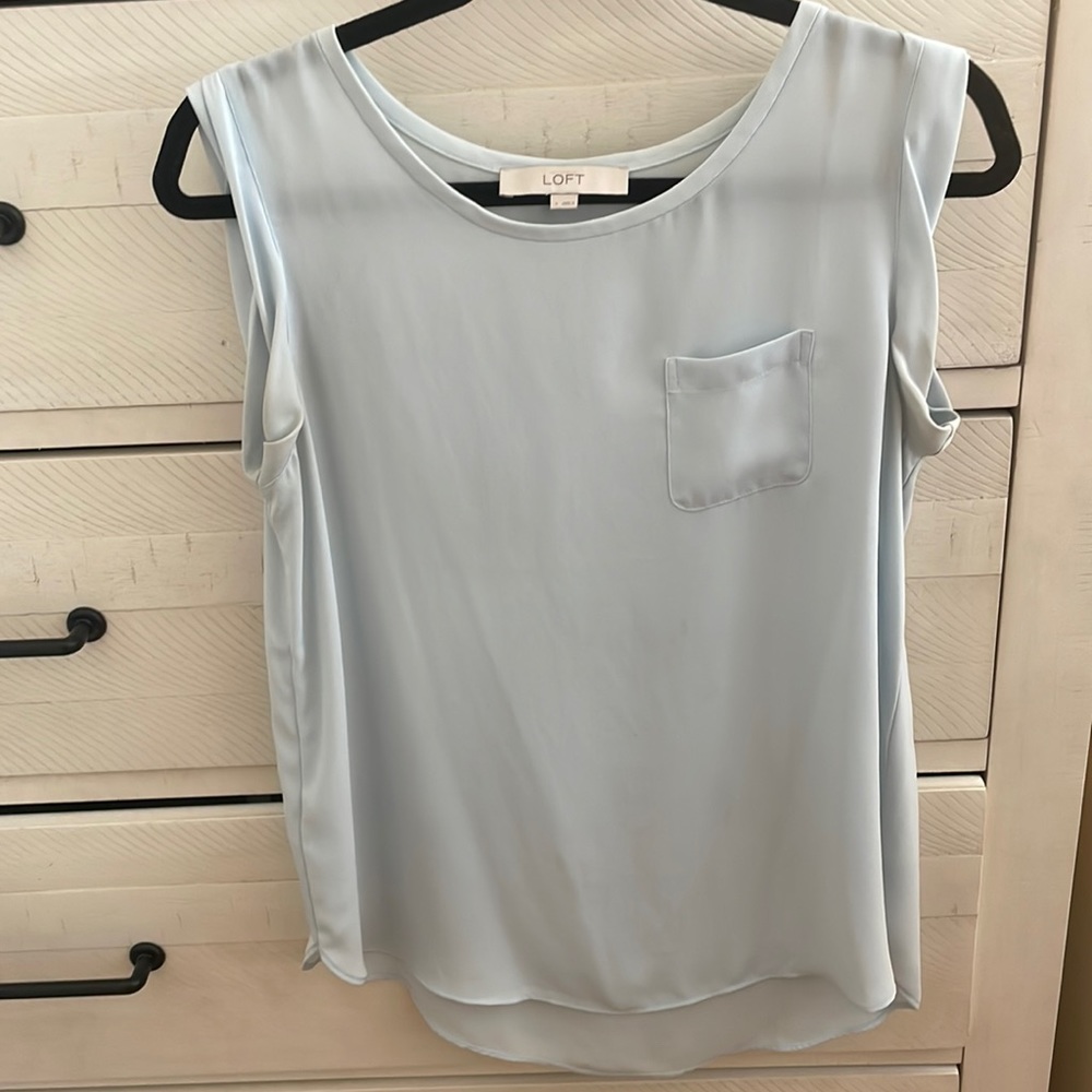 Light blue blouse LOFT